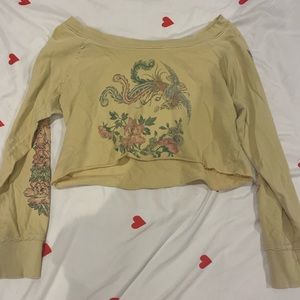 vintage off the shoulder top